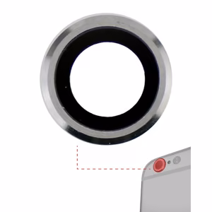 Rear Camera Lens Ühildub Apple iPhone 6 / 6S Rear Camera Lens Hõbedane