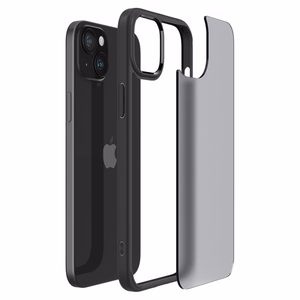 Spigen Ultra Hybrid ümbris seadmele iPhone 15 6.1", härmatis must