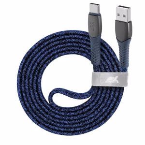RIVACASE PS6102 BL12 USB-C - USB 2.0 kaabel, 1.2 m, sinine