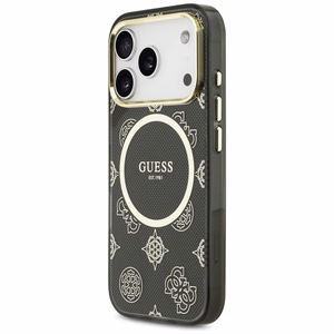 Guess IML Peony Dot MagSafe Ümbris for iPhone 17 Pro - must