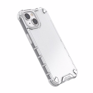 Ombre Protect Case для iPhone 13 розово-синий бронированный чехол