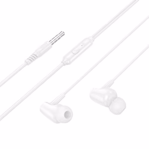 HOCO kõrvaklapid universal with microphone M112 valge