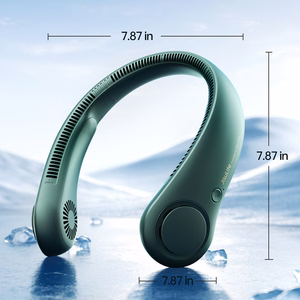 Jisulife Life3 kaasaskantav USB-kaelaventilaator, roheline