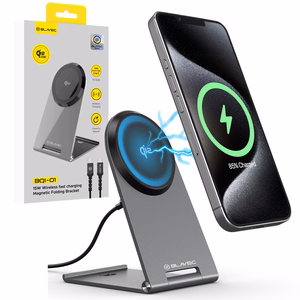 Blavec Induction laadija BQI-01 Qi2 15W magnetiline Magsafe + Raptor kaabel tüüp C to tüüp C (BQI01-QI2MS) hõbedane