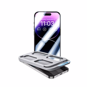 Закалённое стекло Benks Glass Warrior HD для iPhone 14 Pro Max чёрное