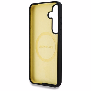 AMG Oversize Rhombs MagSafe Ümbris jaoks Samsung Galaxy S25 - must