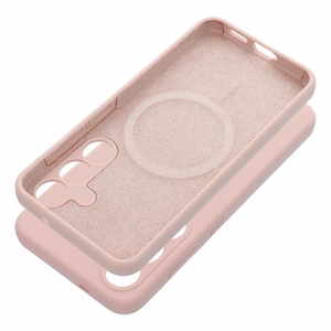 Ümbris SILICONE 2mm jaoks SAMSUNG S26 compatible with MagSafe sand roosa