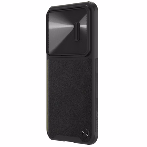 Чехол Nillkin CamShield Leather S для Samsung Galaxy S23+ с защитой камеры чёрный