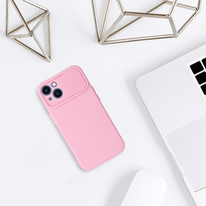 Camshield Soft jaoks Iphone 13 Light roosa