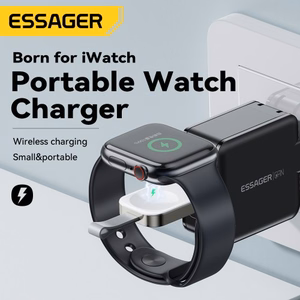 Wireless Charger Essager "Bay Portable C" White (for Apple Watch)