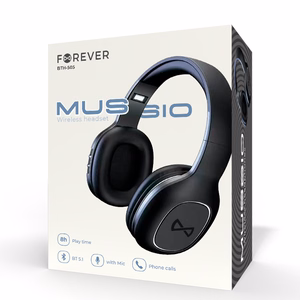 Forever traadita kõrvaklapid BTH-505 on-ear mustad