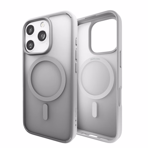 Puro Gradient MagSafe Silicone Ümbris jaoks iPhone 16 Pro - Hõbedane