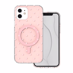 Bubble Dots Mag чехол для iPhone 11, розовый