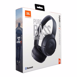 JBL Tune 510 kõrvapealsed juhtmevabad kõrvaklapid mustad