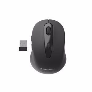 Gembird MUSW-6B-01 kontori hiir parema käe jaoks RF juhtmevaba optiline 1600 DPI