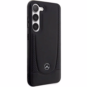 Mercedes Leather Urban ümbris jaoks Samsung Galaxy S23 FE - must
