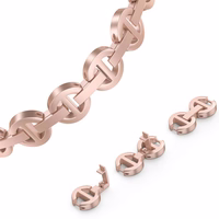 Bracelet loop jaoks Apple Watch 42/44/45 design 3 rose kuldne