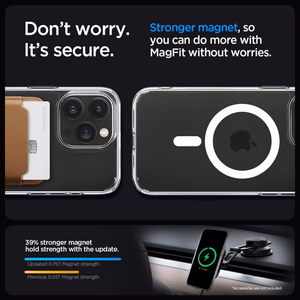 SPIGEN ümbris ULTRA HYBRID MAG compatible with MagSafe jaoks IPHONE 15 Pro valge