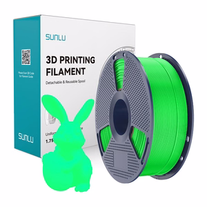Sunlu PLA printimisfilament, pimedas helendav, roheline