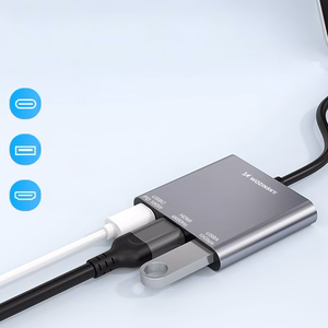 Hub Wozinsky WHCH-01 USB-C PD 100W HDMI 4K@30Hz USB-A 10Gbps - hall