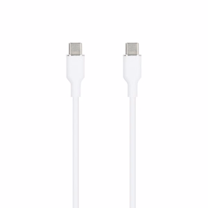 SEEK TOTI Type-C to Type-C, 1m Silicone Cable 3A, White