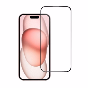 Karastatud klaas to iPhone 15 / 16 (full glue) sinine Star 5D must