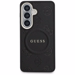 Guess ümbris Saffiano Peony Embossed Ring MagSafe Samsung Galaxy S26 must