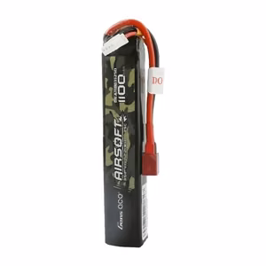 Lipo Gens Ace 25C 1100 mAh 3S1P 11,1 V airsoft-relva aku T-pistikuga