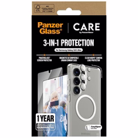 CARE by PanzerGlass Flagship 3in1 Ümbris + Glass + Lens Protective Kit jaoks Samsung Galaxy S25 Ultra