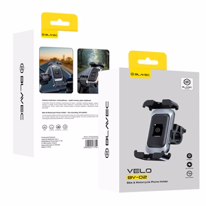 Blavec Uchwyt Rowerowy BV-02 Velo to handlebar (BV02-HSB) silver-must