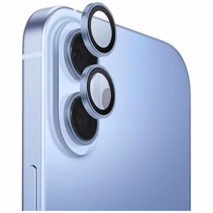 Uniq Optix Aluminum Camera Lens Protector jaoks iPhone 17 with Applicator - sinine