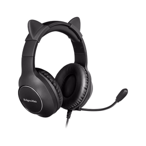 Kruger&Matz Gamer Kids mänguri peakomplekt lastele, must