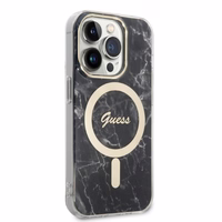 Set Guess GUBPP14LHMEACSK Ümbris+ Charger iPhone 14 Pro 6.1" must/must hard ümbris Marble MagSafe