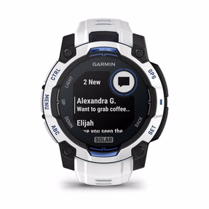 Garmin Instinct 3 Solar käekell, 45 mm, valge