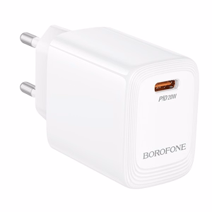 Borofone Wall laadija BN26 Fuente - Type C - PD 20W valge