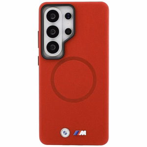 BMW M Metal Logo MagSafe ümbris seadmele Samsung Galaxy S26 Ultra, punane