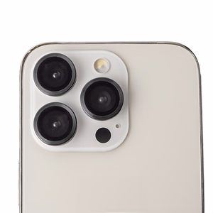 Set of lens glasses jaoks iPhone 13 Pro / iPhone 13 Pro Max must raamiga (3 pcs)