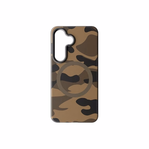 Ümbris jaoks Samsung S25 Forcell F-Protect Levels Dual Layer 4D technology compatible with Magsafe Military Drop-Test desert camo