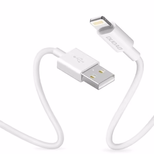 Dudao L1L USB-A - Lightning kaabel 3A 1 m - valge