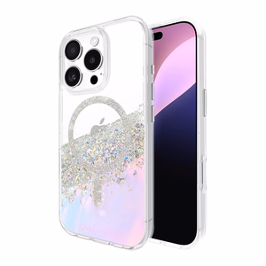 Case-Mate Karat Soap Bubble MagSafe ümbris seadmele iPhone 16 Pro, sillerdav