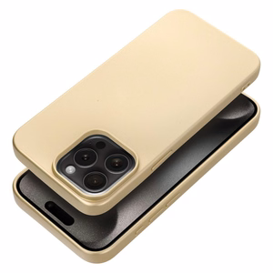 Чехол для iPhone 15 Pro Max Metallic золотой