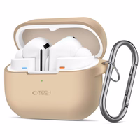 Tech-Protect Silicone Hook Ümbris jaoks Samsung Galaxy Buds 3 / 3 Pro - Brown