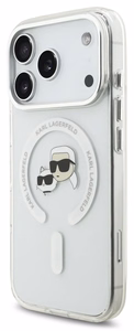 Чехол Karl Lagerfeld IML K&CH Heads Metal Frame MagSafe для Apple iPhone 17 Pro Max