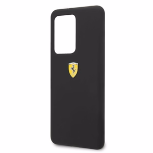 Ferrari жёсткий чехол FESSIHCS69BK S20 Ultra G988 чёрный/чёрный Silicone