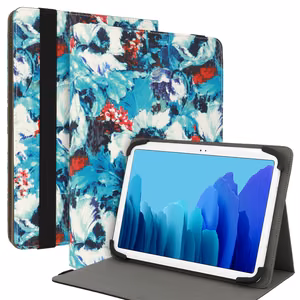 Wonder Canvas Tablet Ümbris 13 inches valge poppies