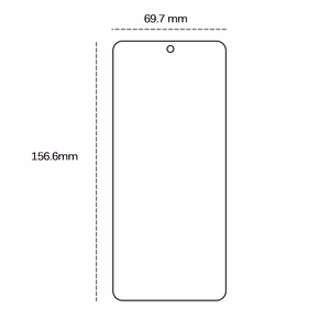 Karastatud klaas 2,5D Samsung Galaxy M55 5G jaoks