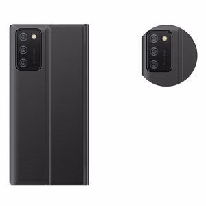 Чехол New Sleep Case с функцией подставки для Samsung Galaxy A03s (166.5) чёрный