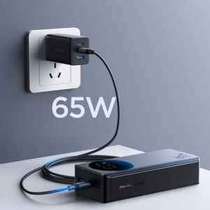 Joyroom 30000mAh 65W elektripank digitaalse ekraaniga (JR-PBF05) - must