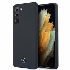 Mercedes Silicone Line ümbris Samsung Galaxy S21 jaoks - sinine
