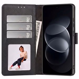Tech-Protect Wallet Case for Xiaomi Redmi Note 17 Pro 5G - Matte Black